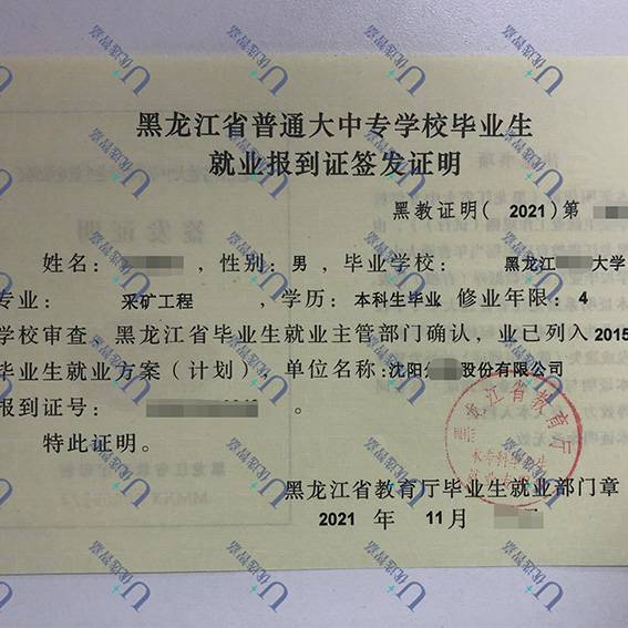报到证补办