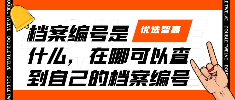 档案编号是什么，在哪可以查到自己的档案编号